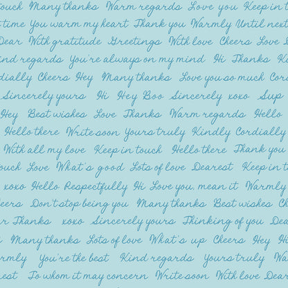 Salutations Hello Goodbye in Polar by Ruby Star Society
