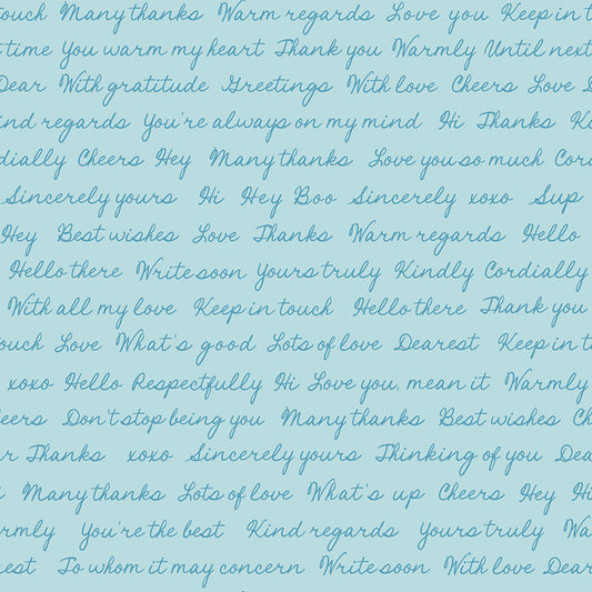 Salutations Hello Goodbye in Polar by Ruby Star Society