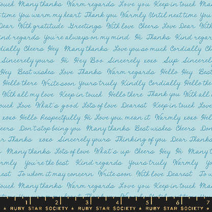 Salutations Hello Goodbye in Polar by Ruby Star Society