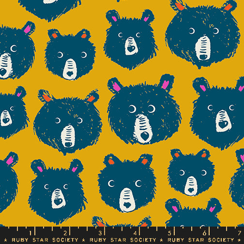 Teddy Goldenrod - Teddy and the Bears by Sarah Watts for Ruby Star Society