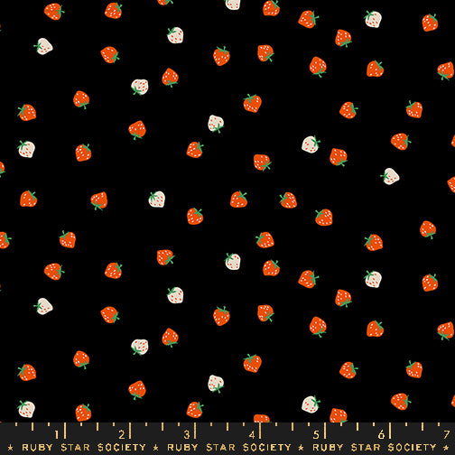 Mini Berry in Black - Strawberry Collection by Kimberly Kight