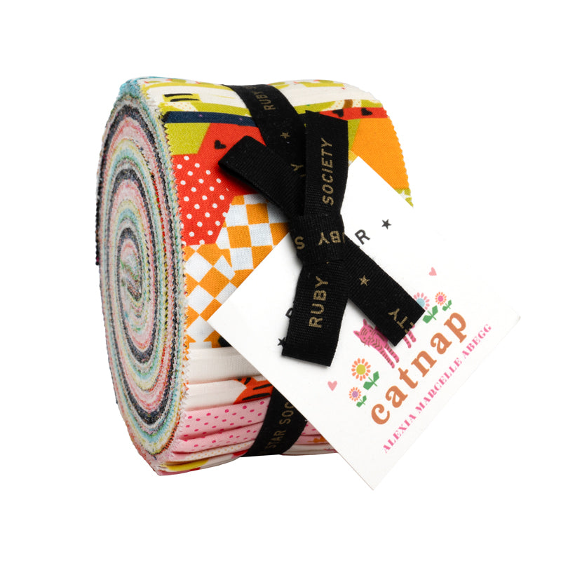 Catnap Jelly Roll - 40 pieces 2.5" WOF Strips