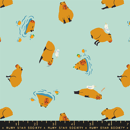 Capybara in Minty - Animal Animal Collaborative Collection