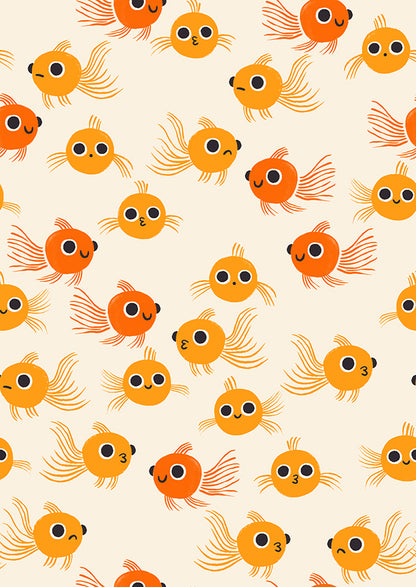 Goldfish in Orange - Animal Animal Collaborative Collection