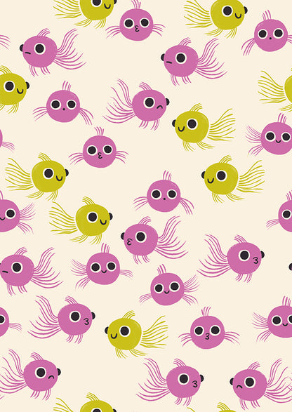 Goldfish in Heliotrope - Animal Animal Collaborative Collection