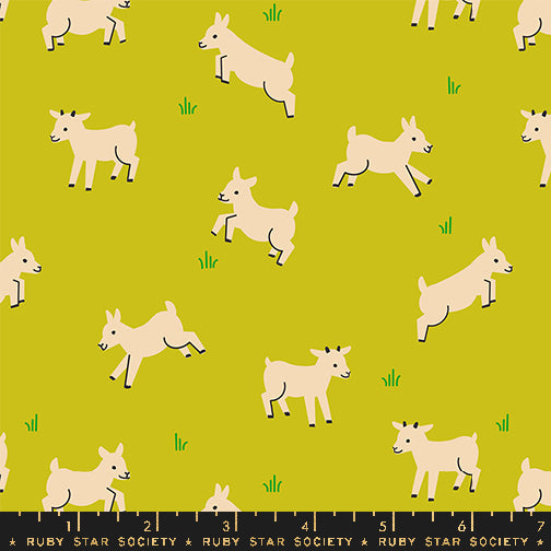 Baby Goats in Pistachio - Animal Animal Collaborative Collection