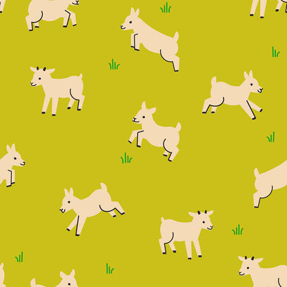 Baby Goats in Pistachio - Animal Animal Collaborative Collection