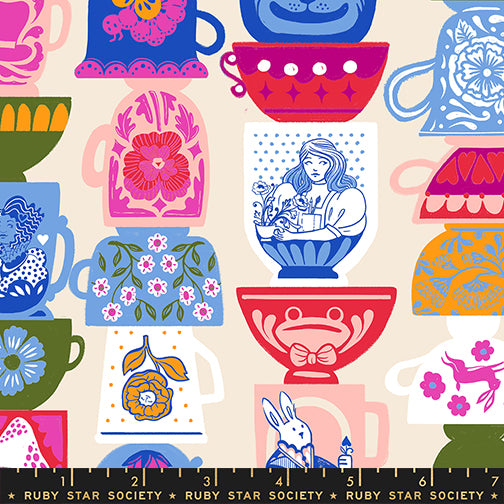 Tea Party in Shell - Hello Alice by Sarah Watts - Ruby Star Society