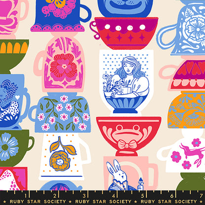 Tea Party in Shell - Hello Alice by Sarah Watts - Ruby Star Society