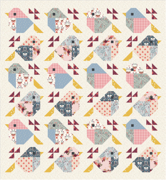 Sparrows Sweetbriar Quilt Kit