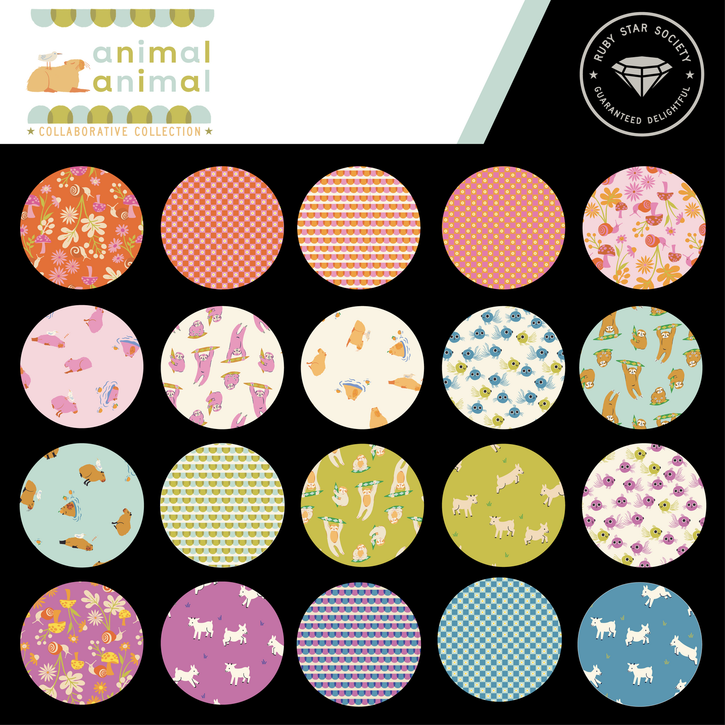 Animal Animal MINI Charm Pack by Ruby Star Society