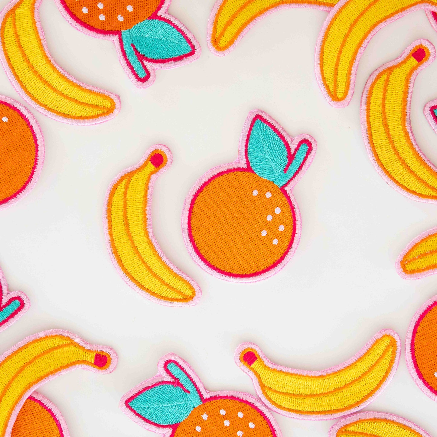 Embroidered Patches - Banana & Orange - 2 Pack by Sarah Hearts