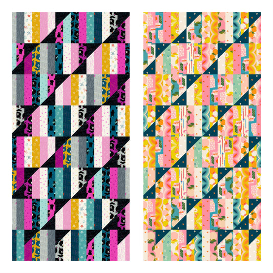 Happy Stripes Quilt Kit - Two Variations