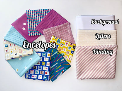 Write More Letters Quilt Kit