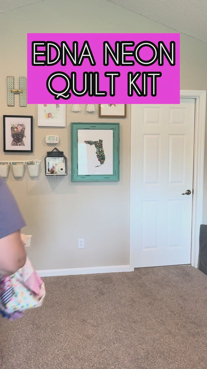 Edna Neon Quilt Kit