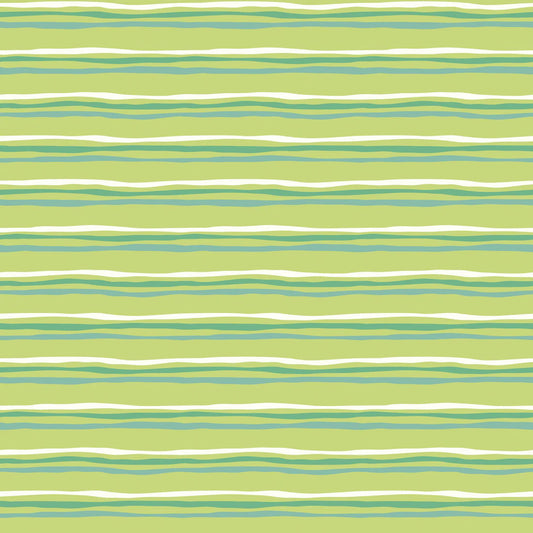 Riptide Green Stripe - Riley Blake Designs - *OOP