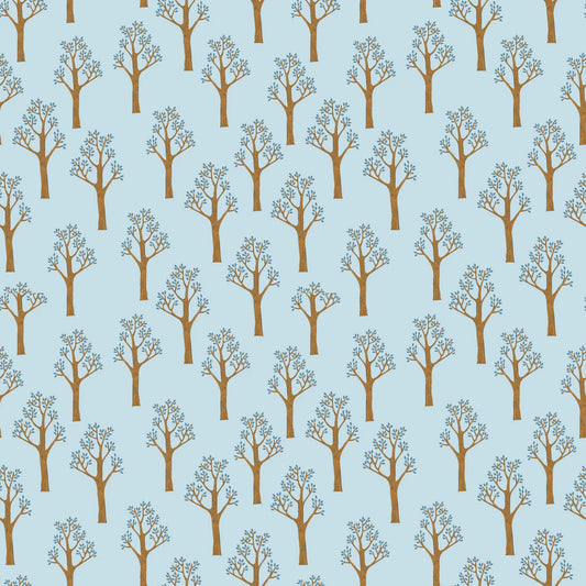 Lancelot Light Blue Forest - Riley Blake Designs - *OOP