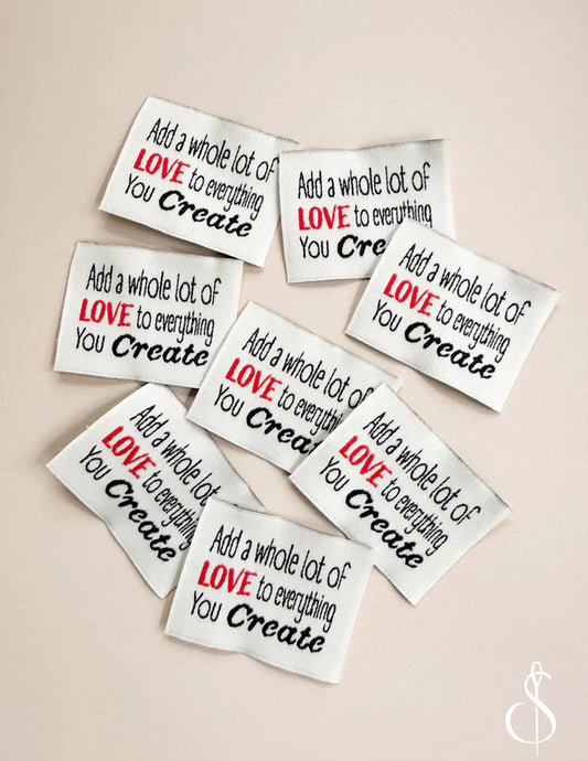 Love to Create - Woven Labels